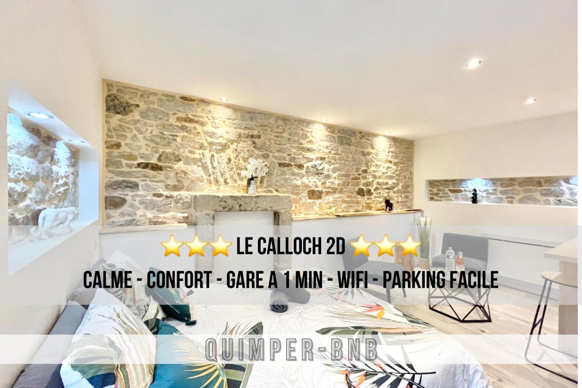Le Calloch 2D - Studio 4 Etoiles - Quartier Gare - Wifi - Netflix Quimper Dış mekan fotoğraf